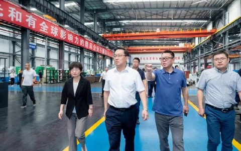 金华市委书记朱重烈调研710公海股份